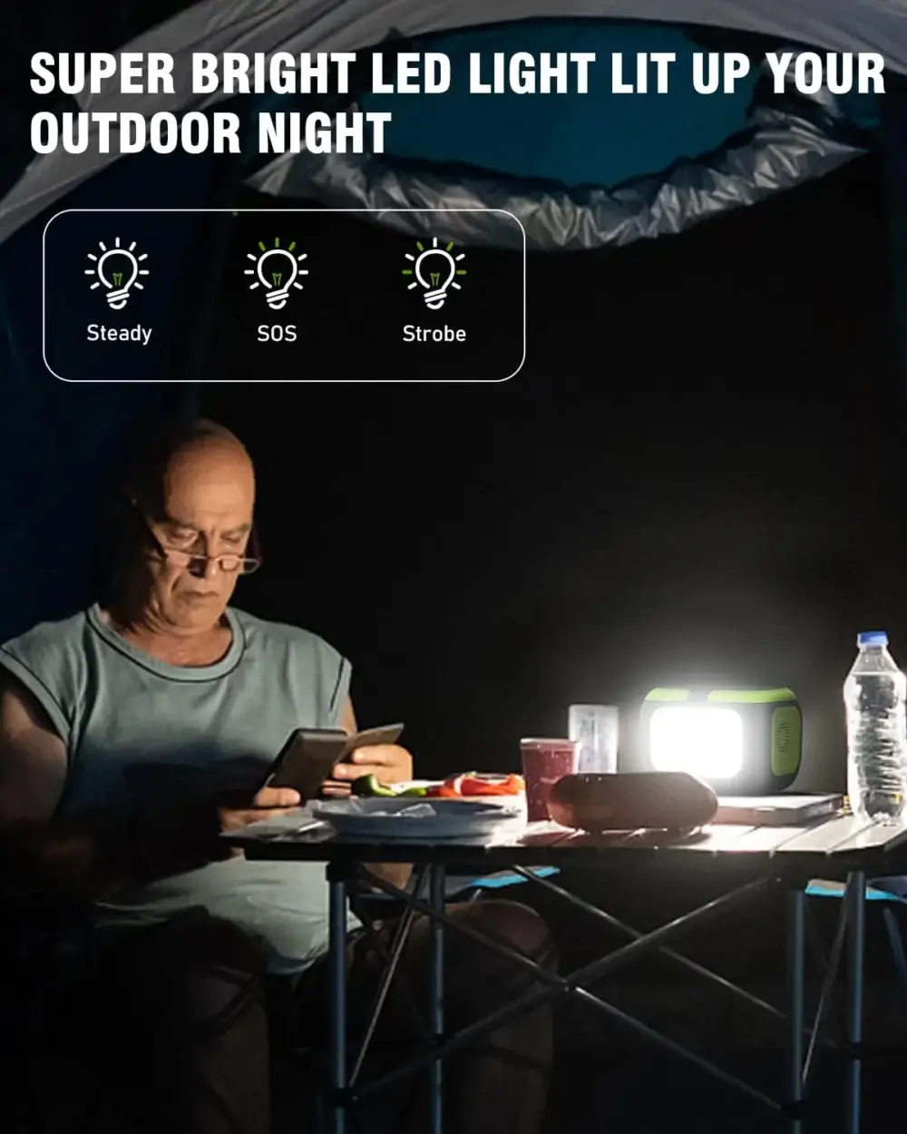 200W Portable Power Station 155Wh Solar Generator 42000mAh Power Bank with AC Outlet 110V, DC, USB QC3.0 for Outdoor Camping RV - Image 5