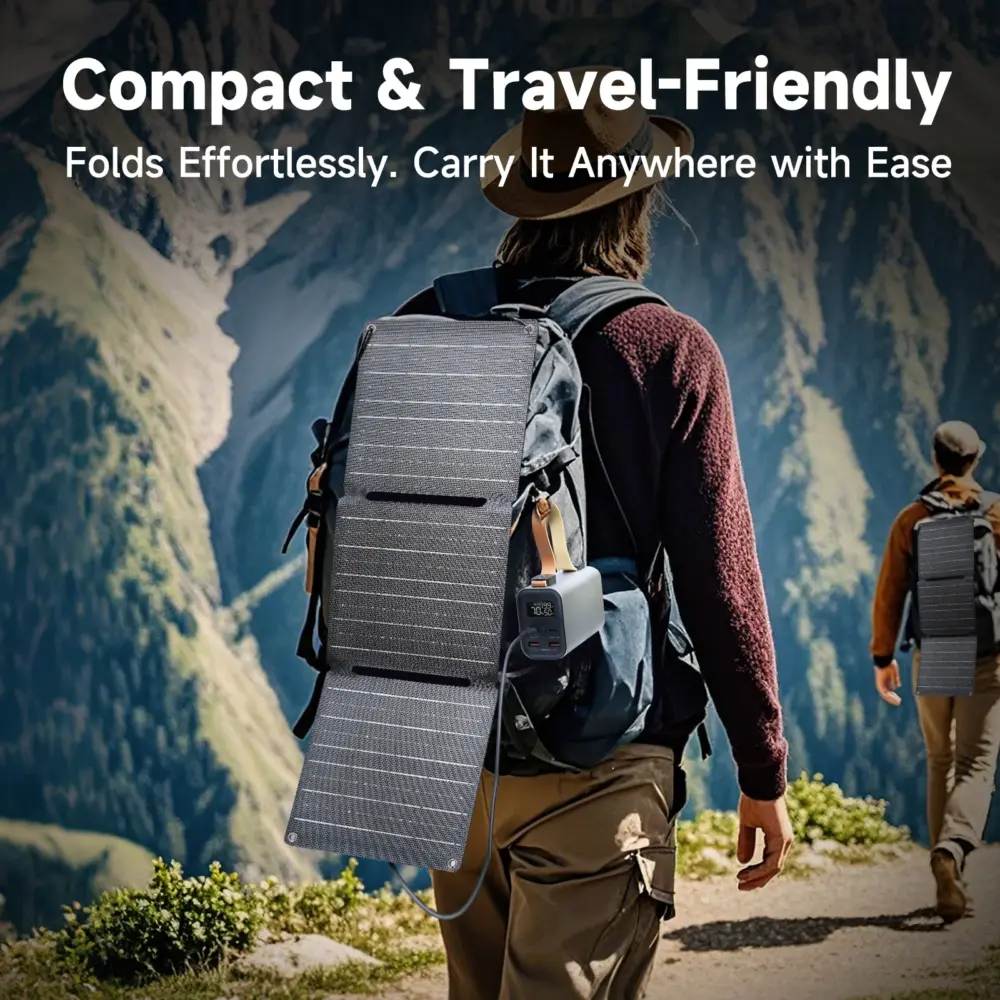 ALLPOWERS Power Bank PB 100W Fast Charging Powerbank with 21W Solar Panel Portable Battery Charger For Laptop Phone Camping - Image 3