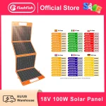 FF FlashFish Foldable Solar Panel 100W 18V Outdoor Charger
